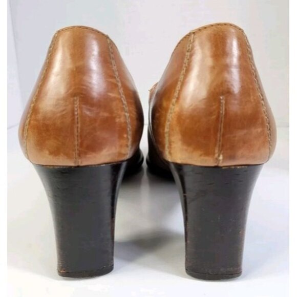 Paul Green Munchen Loafer Women's US 8 UK 5.5 Brown Leather Bootie Shoes 30913 - Picture 9 of 16